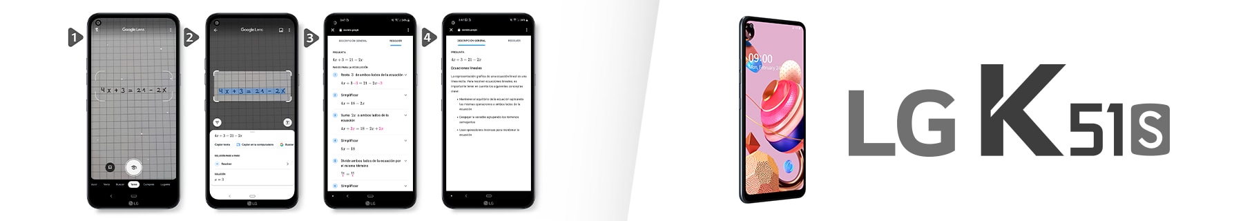 CELULARES LG PRESENTAN FUNCIÓN DE GOOGLE LENS QUE AYUDA A                ESTUDIANTES EN OPERACIONES MATEMÁTICAS